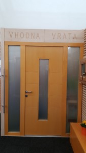 moderna lesena vhodna vrata